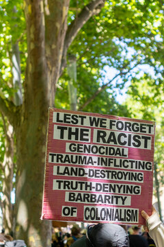 Indigenous protest for rights and recognition in Australia