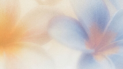 Soft floral patterns creating a serene and calm atmosphere