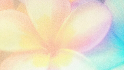 Colorful flower petals create a serene atmosphere in nature