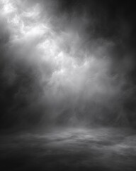 Obraz premium Dramatic Dark Smoke and Fog Background