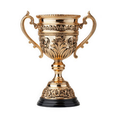 Fototapeta premium Trophy Cup on white background.