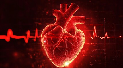 Explore the miraculous human heart pumping life with vibrant rhythm, a powerful symbol of health, vitality, and the miracle of the circulatory system