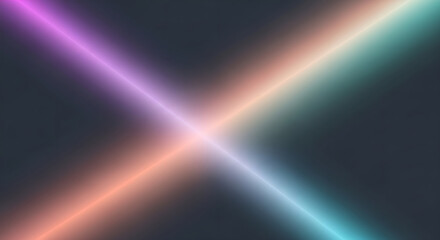 Light Beams Abstract Background Intersecting Gradient Lines Dark Gray Copy Space