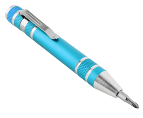 Screwdriver with interchangeable bits
