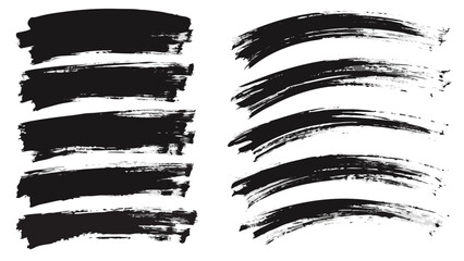 set of grunge banners