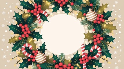 hires for Christmas background new year and presentation 16 9 size with items flower and decoration with gifts, accessories and colored balls 
