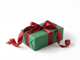 Minimalist Luxury Gift Box on Snow-White Studio Background