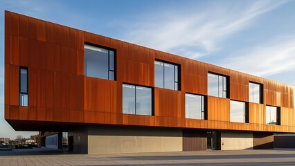 Fototapeta premium modern warehouse building
