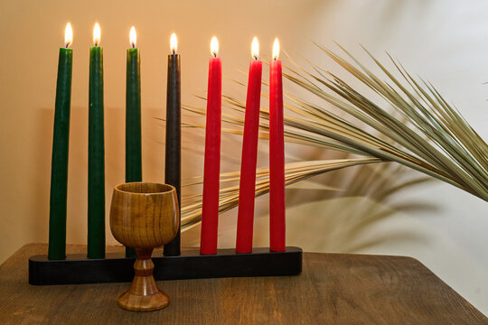 Kwanzaa Candle Set and Cup
