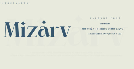 Obraz premium modern stylish capital alphabet letter logo design