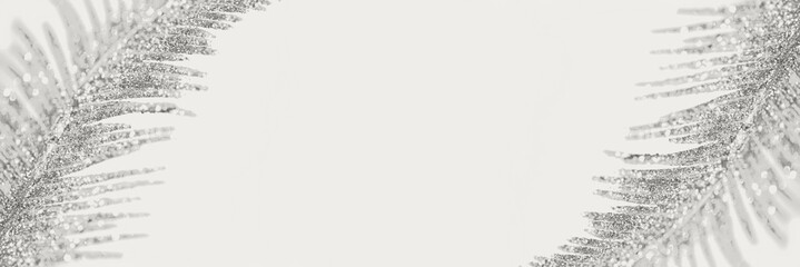 Decorative branch closeup on background with copy space. Abstract holiday backdrop. Celebration and party concept. Color of the year 2026 inspired background