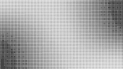 Halftone diagonal dots, monochrome dot matrix texture creating wavy gradient effect overly for backgrounds and templates	
