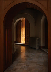 Doors, hall and arches - architecture elements