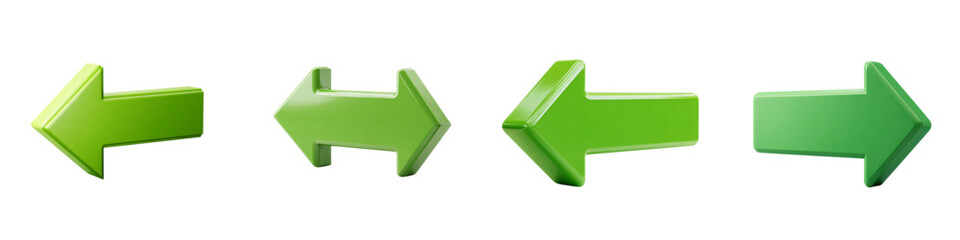 Fresh Green Arrows Pointing the Way Forward, Directional Navigation Icons for Modern User Interface Design, Guiding Visuals for Web and App Development, Forward Thinking Symbols