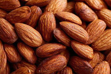 Fototapeta premium Tasty and nutritious almond nuts 