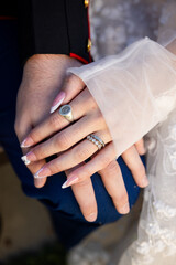 Wedding Day. Wedding Dress.