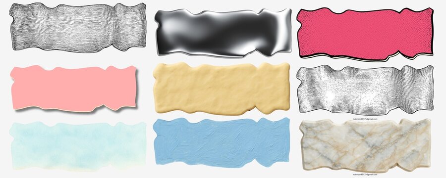mood board template design, set, cryonic coloured texture, presentation background placards, 3D , multi coloured, pastel, vertical layout, banner, vector, business, design, label, light coloured, 