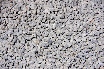 Light gray gravel stones