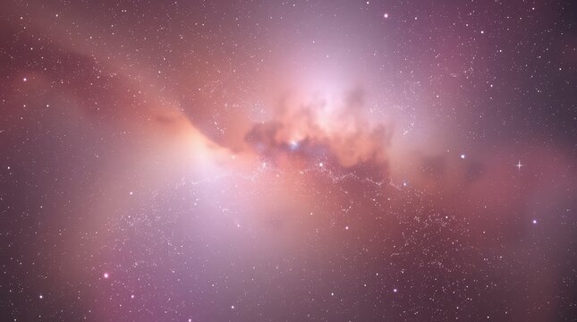 Stunning view of a colorful nebula captured in deep space during an astronomical event