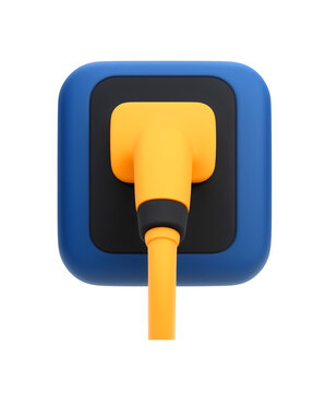 Plugging in the electric charger