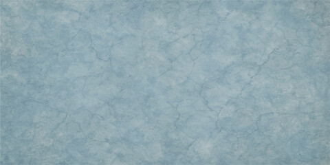 Old blue paper texture with a frosty winter pattern of frozen white snow and ice