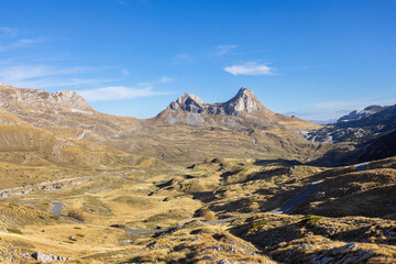 Autumn landscape in Durmitor National Park