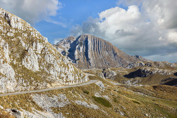 Autumn landscape in Durmitor National Park
