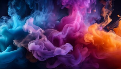 colorful smoke haze mist wallpaper background