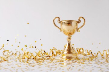 Golden Trophy Celebration Scene