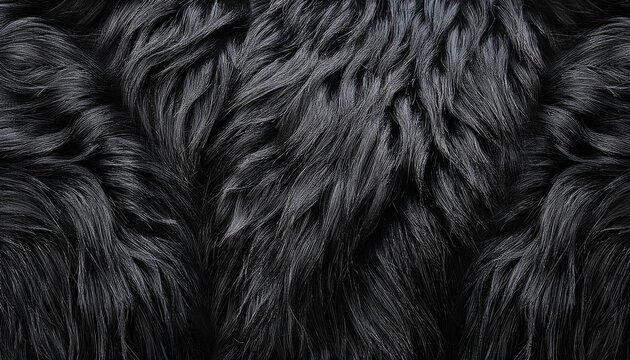 seamless black sheep fur pattern texture background