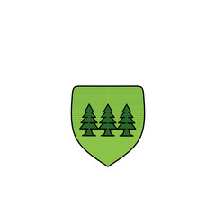 Creative cypress tree logo design