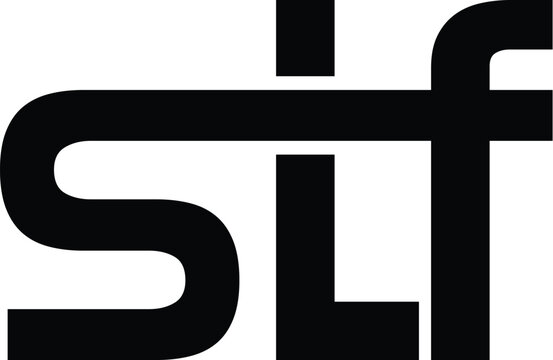 Letter SLF logo design vector