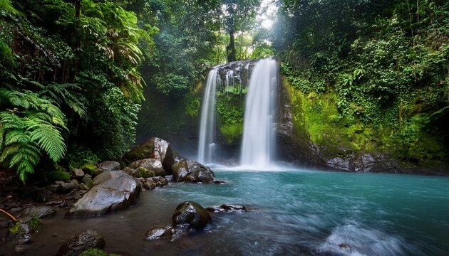 costa rica waterfall a serene jungle cascade of nature s beauty