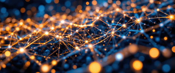 Exploring the interconnectedness of data networks virtual environment digital art abstract concept