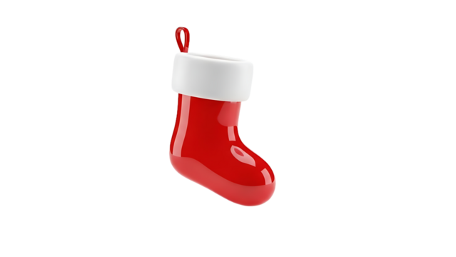 Red Holiday Stocking - Festive Christmas Decoration for the Season