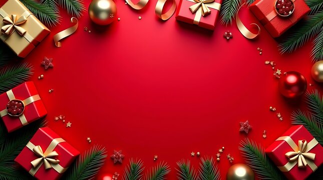 red christmas background