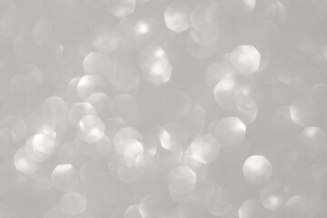 Soft gray bokeh background with circular light patterns, abstract and serene Demonstration Color of the Year 2026.