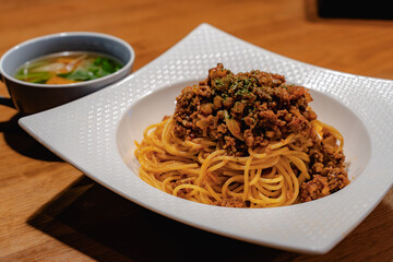 Spaghetti Bolognese dinner
