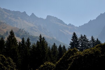 Mountain ridges, Maritime Alps, Entracque, Cuneo Province, Italy