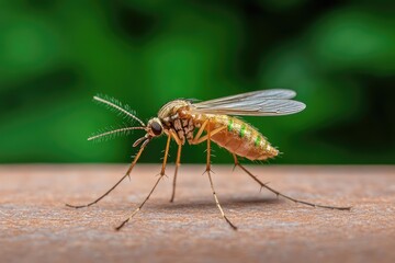 Summer backyard setup with pest control devices
