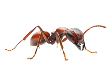 Ant isolated on white background