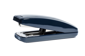 An office stapler isolated on a white background