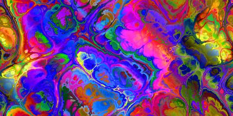 vivid pink blue yellow green multi marbled seamless tile