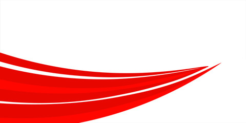 red and white business wave banner background. overlapping vector wave background. good for background design