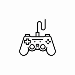 Fototapeta premium game controller icon sign vector
