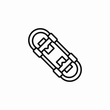 skateboard sakting icon sign vector