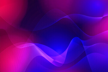 Abstract Pink Light Gradient Art Background 
