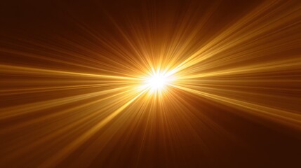 Naklejka premium Bright and Radiant Light Burst with Warm Tones and Soft Rays During Sunset or Sunrise for Background or Graphic Design Projects