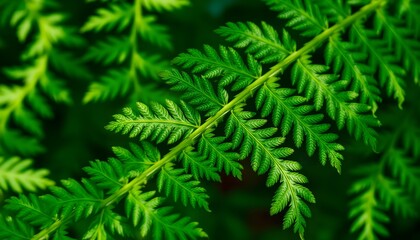 close up of fir needles