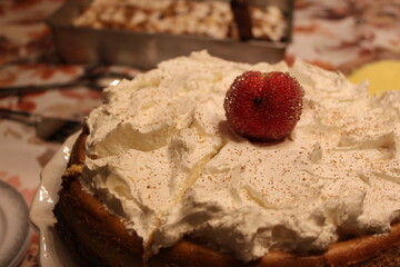 chocolate cake on a plate